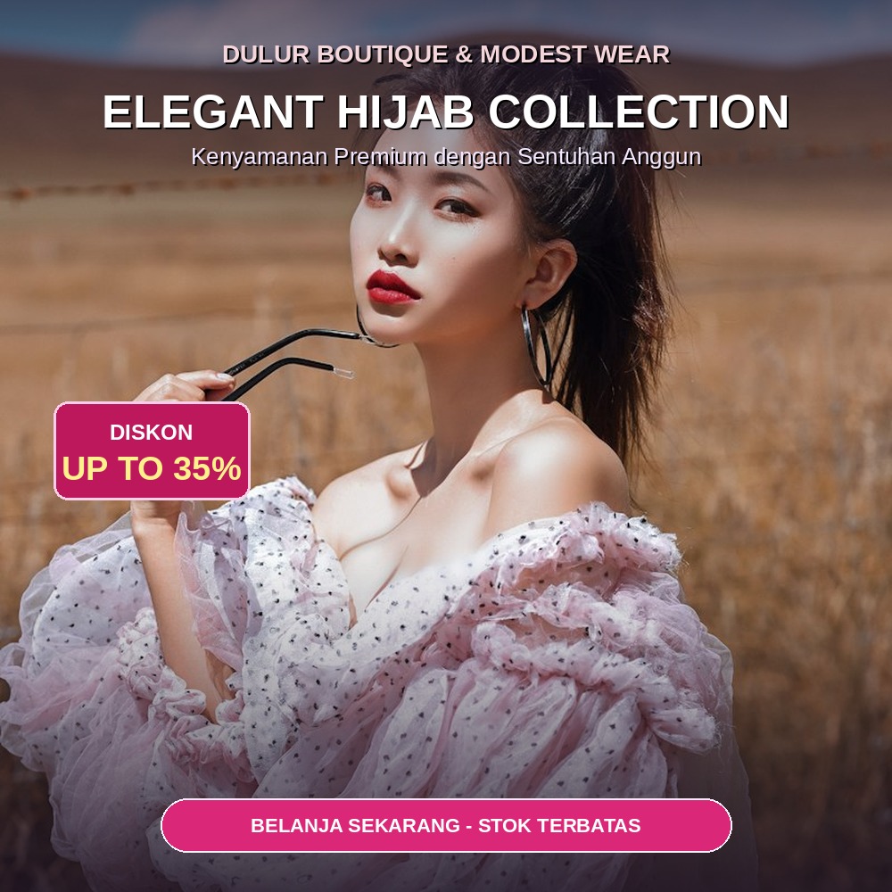 Banner Modest Fashion & Busana Muslim