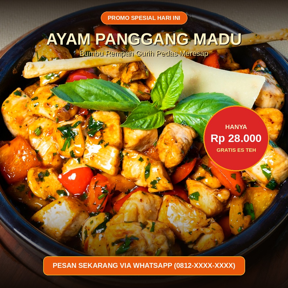 Poster Menu & Promo Kuliner Nusantara
